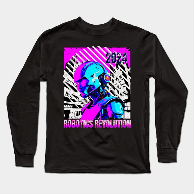 2024 Engineering Robots Robotics Engineer Long Sleeve T-Shirt by Outrageous Flavors